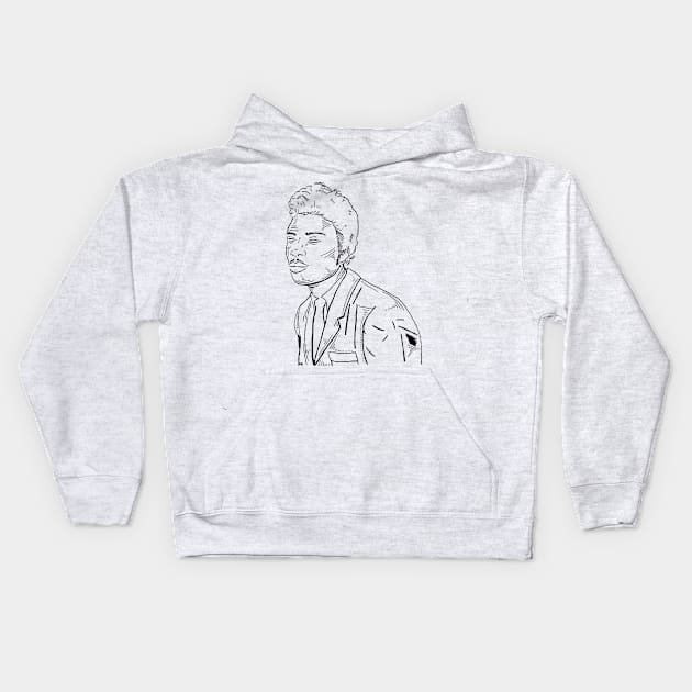 The Architect BW Kids Hoodie by Katherine Montalto